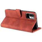 AZNS All-round Protection Wallet Design PU Leather Phone Stand Cover Case for Xiaomi Redmi Note 10 5G/Poco M3 Pro 4G/Poco M3 Pro 5G