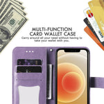 PU Leather Imprint Flowers Pattern Wallet Phone Case with Lanyard for Xiaomi Mi 11