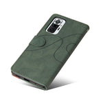 For Xiaomi Redmi Note 10 Pro 4G Leather Case Wallet Stand Color Splicing Phone Cover