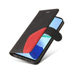 For Xiaomi Mi 11 Lite 4G / 5G  / 11 Lite 5G NE Leather Case Wallet Stand Color Splicing Phone Cover