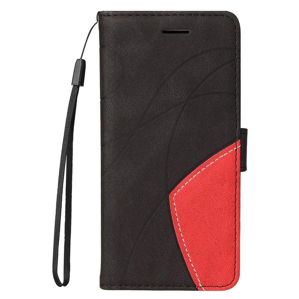For Xiaomi Mi 11 Lite 4G / 5G  / 11 Lite 5G NE Leather Case Wallet Stand Color Splicing Phone Cover