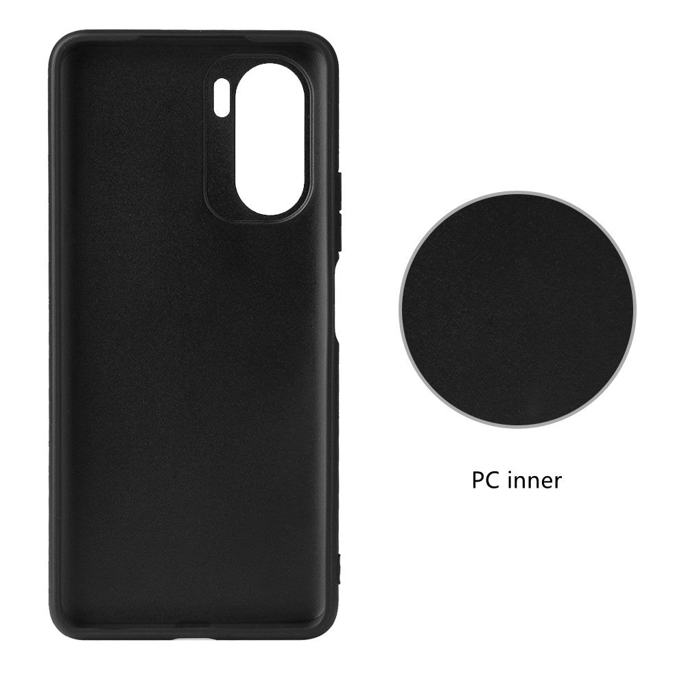 Textured PU Leather Coated PC + TPU Phone Case with Kickstand for Xiaomi Mi 11i / Poco F3 / Redmi K40 / K40 Pro / K40 Pro+