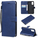 For Xiaomi Redmi Note 10 5G / Poco M3 Pro 5G Case Solid Color Leather Mobile Cover Wallet Stand with Strap
