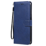 For Xiaomi Redmi Note 10 5G / Poco M3 Pro 5G Case Solid Color Leather Mobile Cover Wallet Stand with Strap