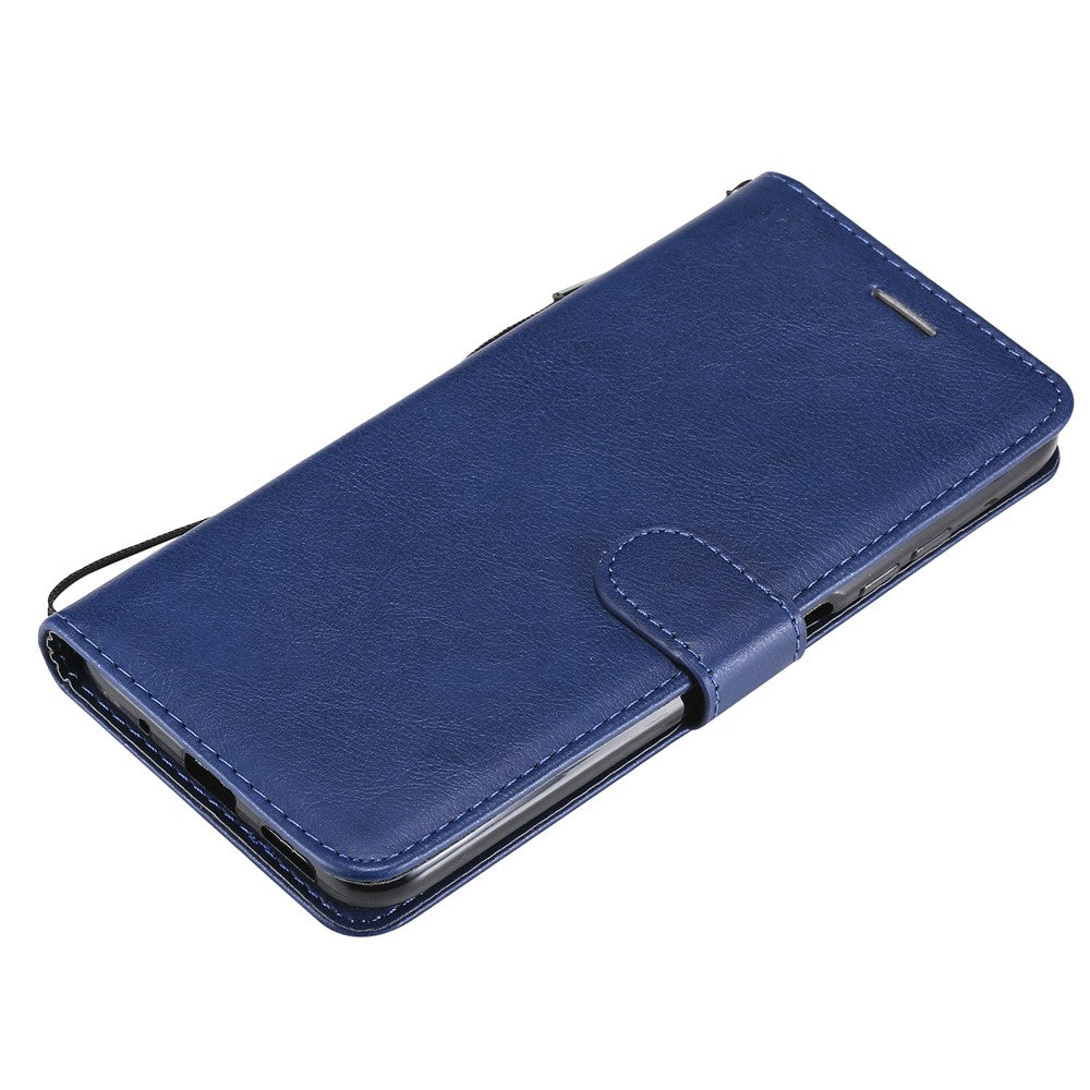For Xiaomi Redmi Note 10 5G / Poco M3 Pro 5G Case Solid Color Leather Mobile Cover Wallet Stand with Strap
