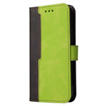 Fashion Color Splicing PU Leather Wallet Flip Protective Case Cover with Wrist Strap Magnetic Clasp for Xiaomi Redmi Note 10 5G / Note 10T 5G / Poco M3 Pro 5G / 4G