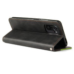 Fashion Color Splicing PU Leather Wallet Flip Protective Case Cover with Wrist Strap Magnetic Clasp for Xiaomi Redmi Note 10 5G / Note 10T 5G / Poco M3 Pro 5G / 4G