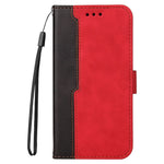 Two-Color Stitching Business Style Magnetic Soft PU Shockproof Flip Cover Wallet with Strap for Xiaomi Mi 11