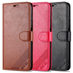 AZNS PU Leather Phone Wallet Stand Case Cover for Xiaomi Redmi Note 10 5G/Poco M3 Pro 4G/5G