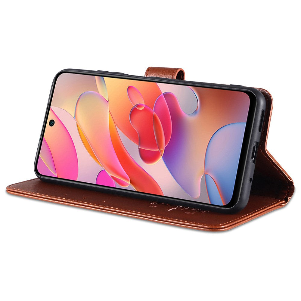 AZNS PU Leather Phone Wallet Stand Case Cover for Xiaomi Redmi Note 10 5G/Poco M3 Pro 4G/5G