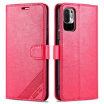 AZNS PU Leather Phone Wallet Stand Case Cover for Xiaomi Redmi Note 10 5G/Poco M3 Pro 4G/5G