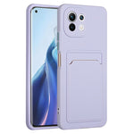 Soft TPU Phone Case Protective Cover with Card Slot for Xiaomi Mi 11 Lite 4G / 5G /11 Lite 5G NE