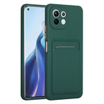Soft TPU Phone Case Protective Cover with Card Slot for Xiaomi Mi 11 Lite 4G / 5G /11 Lite 5G NE