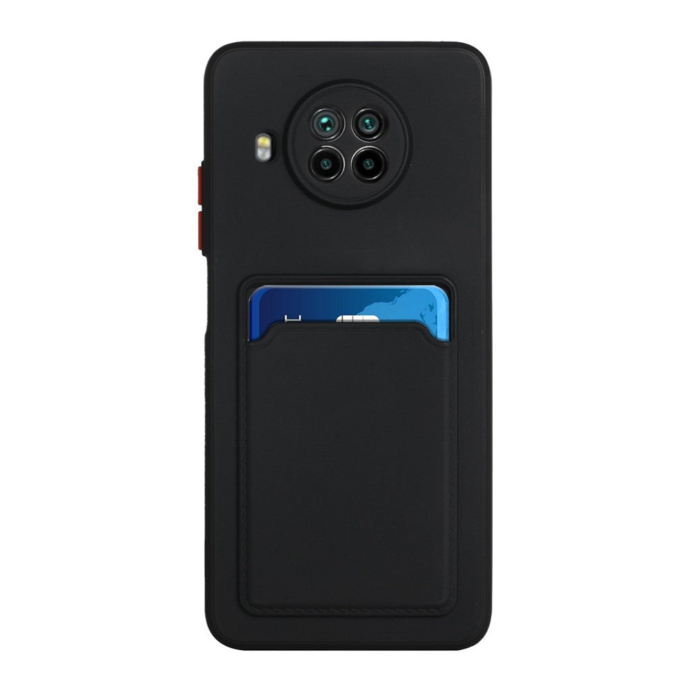 Card Slot Design Flexible TPU Phone Case Shell for Xiaomi Mi 10T Lite 5G / Redmi Note 9 Pro 5G / Mi 10i 5G