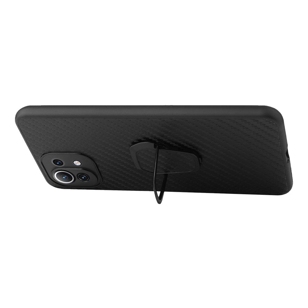 Premium PU-läder, hård PC + TPU, stötdämpande bumper med stödskal för Xiaomi Mi 11 Lite 4G / 5G / 11 Lite 5G NE