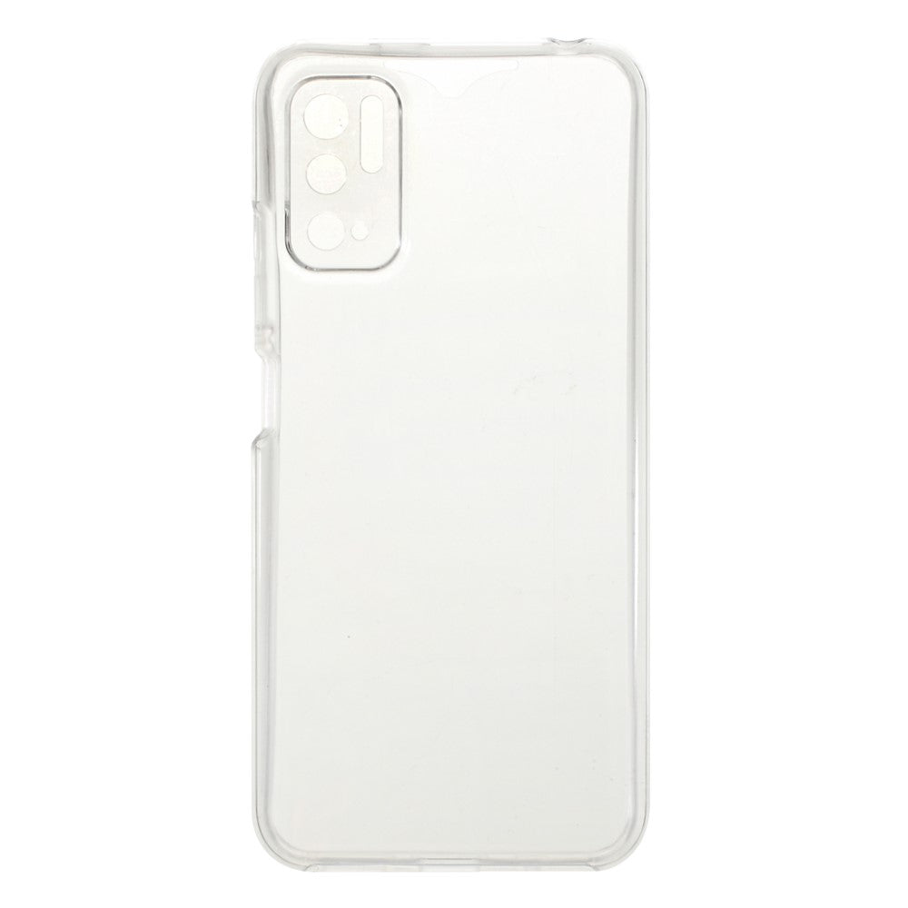 PET Front Cover + TPU Edge + Acrylic Back Panel Full Protection Phone Hybrid Case for Xiaomi Poco M3 Pro 4G / 5G / Redmi Note 10 5G