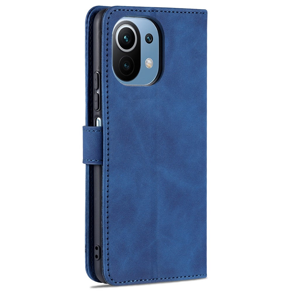 AZNS Wallet Leather Magnetic Closure Folio Flip Stand Case Cover for Xiaomi Mi 11 Lite 4G / 5G /11 Lite 5G NE