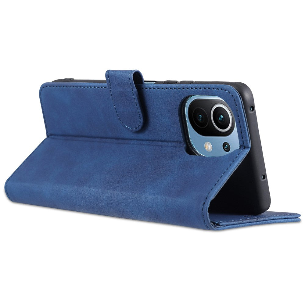 AZNS Wallet Leather Magnetic Closure Folio Flip Stand Case Cover for Xiaomi Mi 11 Lite 4G / 5G /11 Lite 5G NE