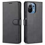 AZNS Wallet Leather Magnetic Closure Folio Flip Stand Case Cover for Xiaomi Mi 11 Lite 4G / 5G /11 Lite 5G NE