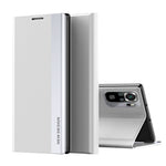 PU Leather Coated PC Phone Case Shell with Stand for Xiaomi Redmi Note 10S / Poco M5s 4G / Note 10 4G