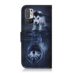 Cute Pattern Printing Premium PU Leather Wallet Phone Case Flip Cover for Xiaomi Redmi Note 10 5G / Poco M3 Pro 5G / 4G