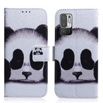 Cute Pattern Printing Premium PU Leather Wallet Phone Case Flip Cover for Xiaomi Redmi Note 10 5G / Poco M3 Pro 5G / 4G