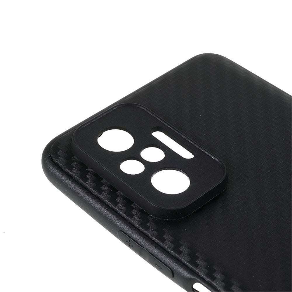 All-round Protective Carbon Fiber Texture TPU Shell for Xiaomi Redmi Note 10 Pro 4G (Global)/Note 10 Pro 4G (India)/Note 10 Pro Max