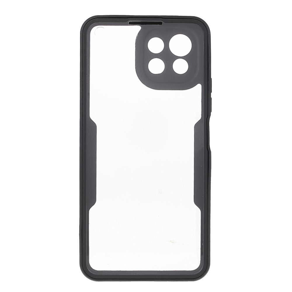 Aftageligt 2-i-1-cover med fuld beskyttelse i TPU + PET-film + akrylhybrid til Xiaomi Mi 11 Lite 4G / 5G / 11 Lite 5G NE