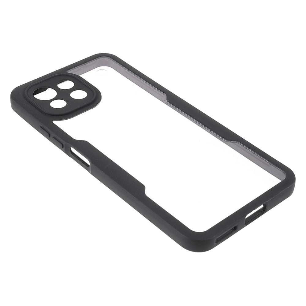 Aftageligt 2-i-1-cover med fuld beskyttelse i TPU + PET-film + akrylhybrid til Xiaomi Mi 11 Lite 4G / 5G / 11 Lite 5G NE