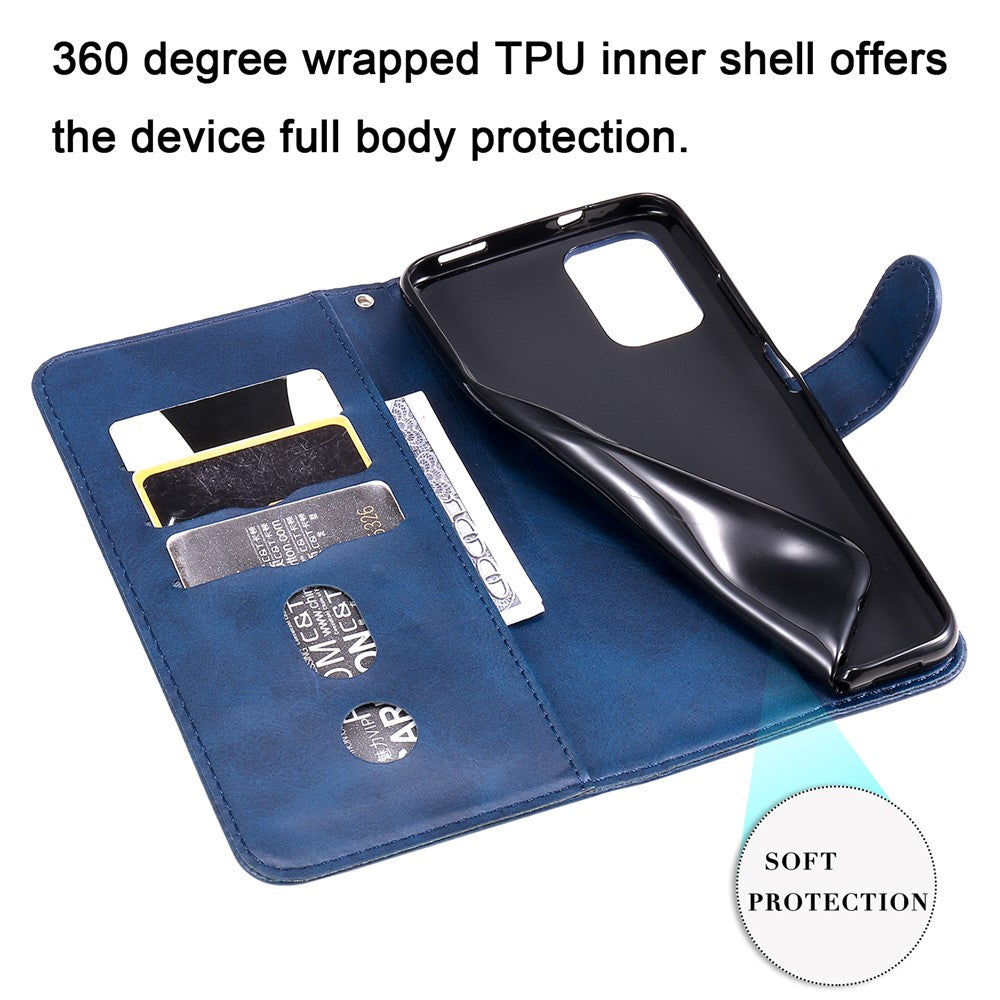 Full Protection Zipper Pocket Leather Wallet Design Phone Case for Xiaomi Poco M3 Pro 4G / 5G / Redmi Note 10 5G/ 10T 5G