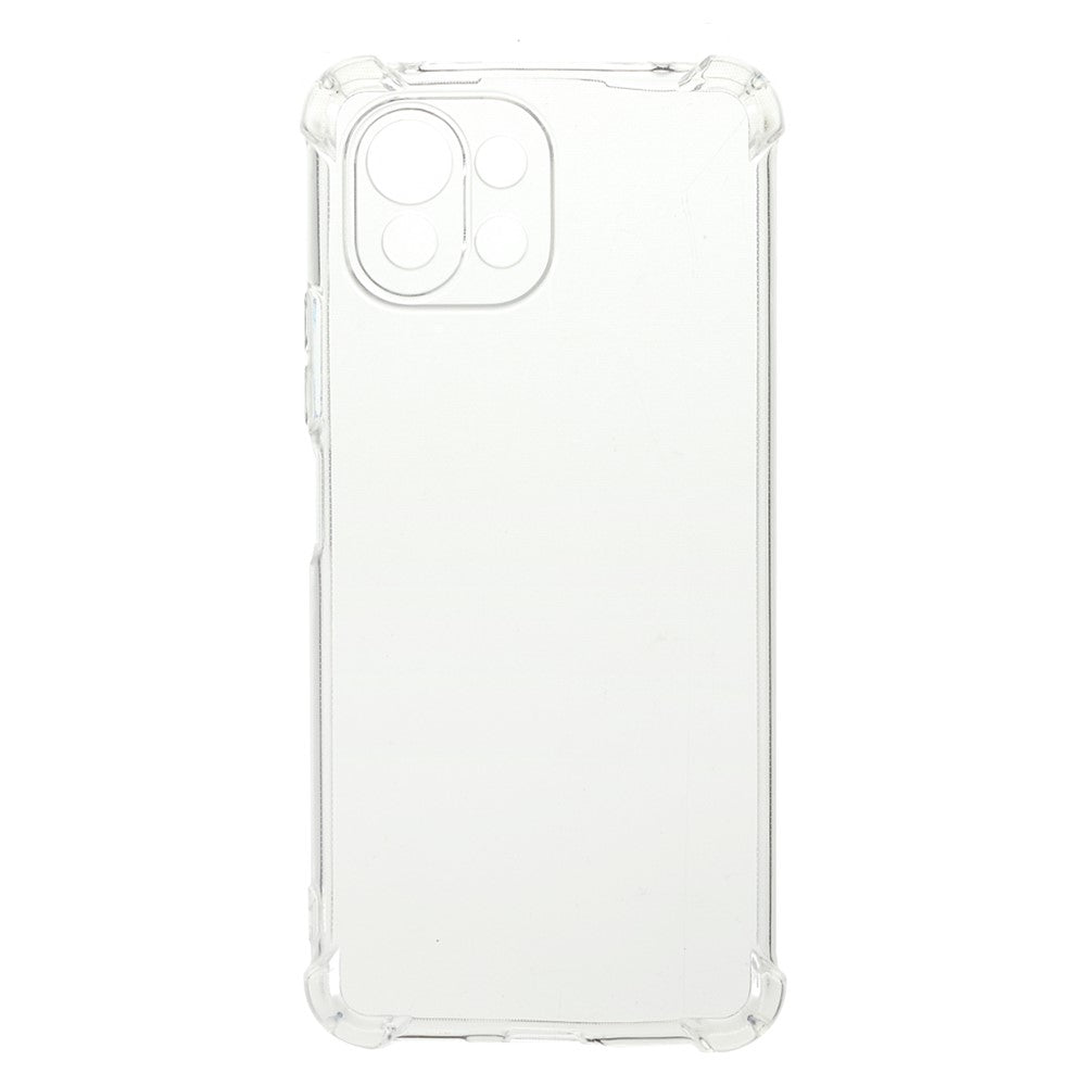 Four Corner Shockproof Flexible TPU Phone Case Protective Cover for Xiaomi Mi 11 Lite 4G/5G//11 Lite 5G NE