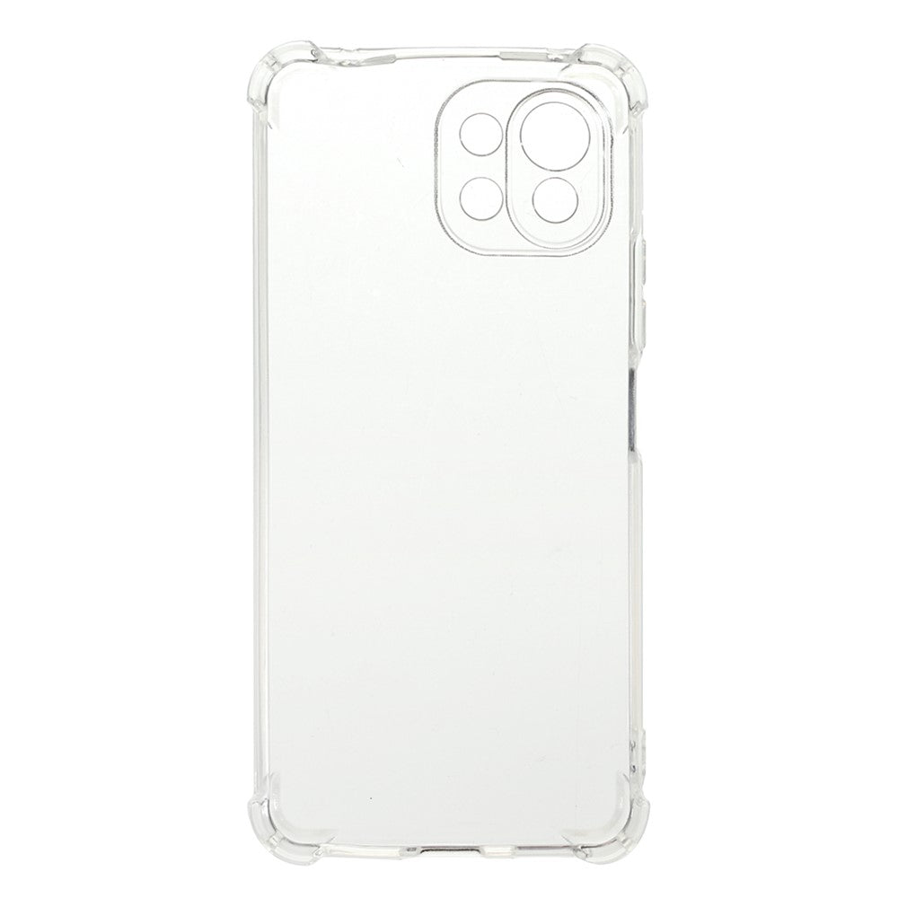 Four Corner Shockproof Flexible TPU Phone Case Protective Cover for Xiaomi Mi 11 Lite 4G/5G//11 Lite 5G NE