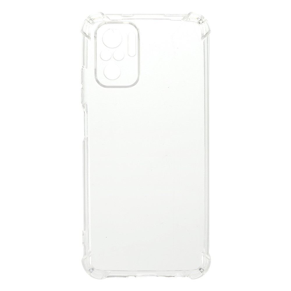 Slim Shockproof Bumper Clear Crystal TPU Protective Phone Case for Xiaomi Redmi Note 10 4G / Note 10S / Poco M5s 4G