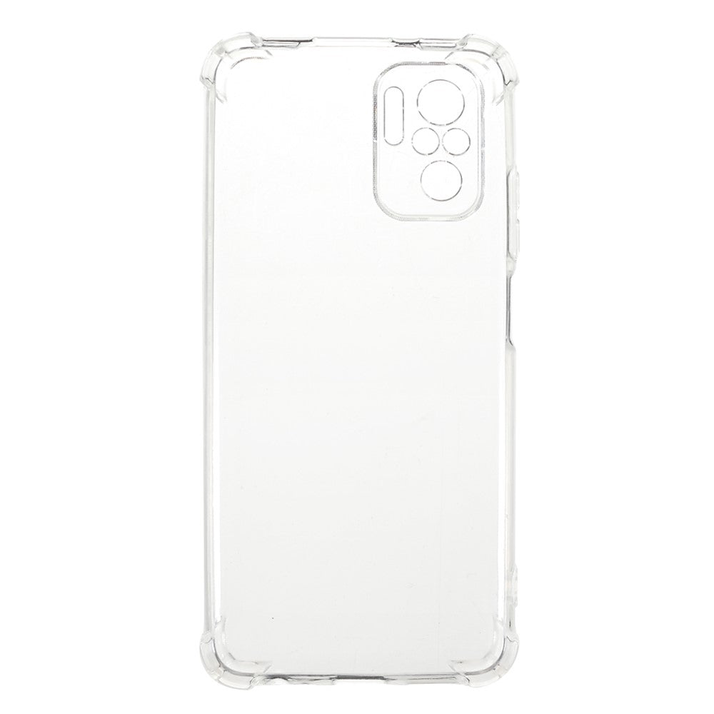 Slim Shockproof Bumper Clear Crystal TPU Protective Phone Case for Xiaomi Redmi Note 10 4G / Note 10S / Poco M5s 4G