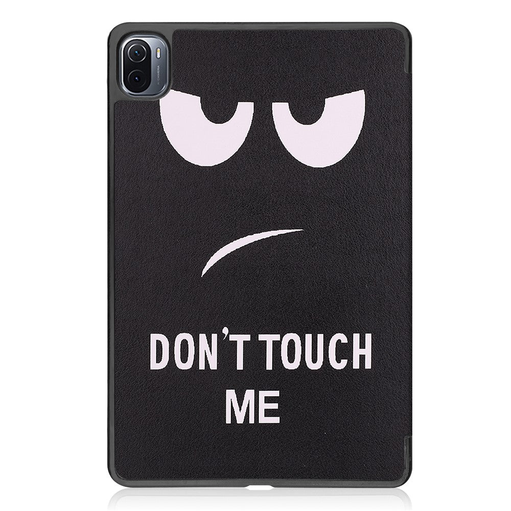 Pattern Printing PU Leather Case for Xiaomi Pad 5/Pad 5 Pro, Tri-Fold Stand Smart Cover with Auto Sleep / Wake