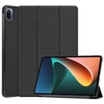 Anti-scratch Shockproof PU Leather Trifold Stand Slim Smart Tablet Cover with Auto Sleep / Wake for Xiaomi Pad 5/Pad 5 Pro