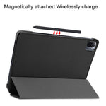 Anti-scratch Shockproof PU Leather Trifold Stand Slim Smart Tablet Cover with Auto Sleep / Wake for Xiaomi Pad 5/Pad 5 Pro