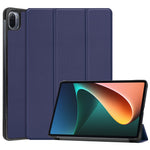 Anti-scratch Shockproof PU Leather Trifold Stand Slim Smart Tablet Cover with Auto Sleep / Wake for Xiaomi Pad 5/Pad 5 Pro
