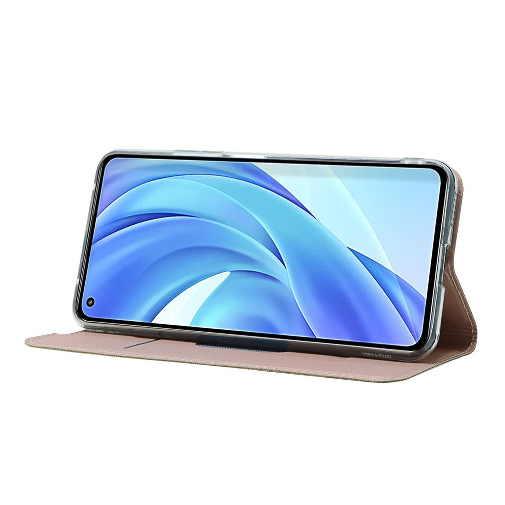 PU Leather Magnetic Design Phone Case with Card Holder for Xiaomi Mi 11 Lite 4G/5G / 11 Lite 5G NE