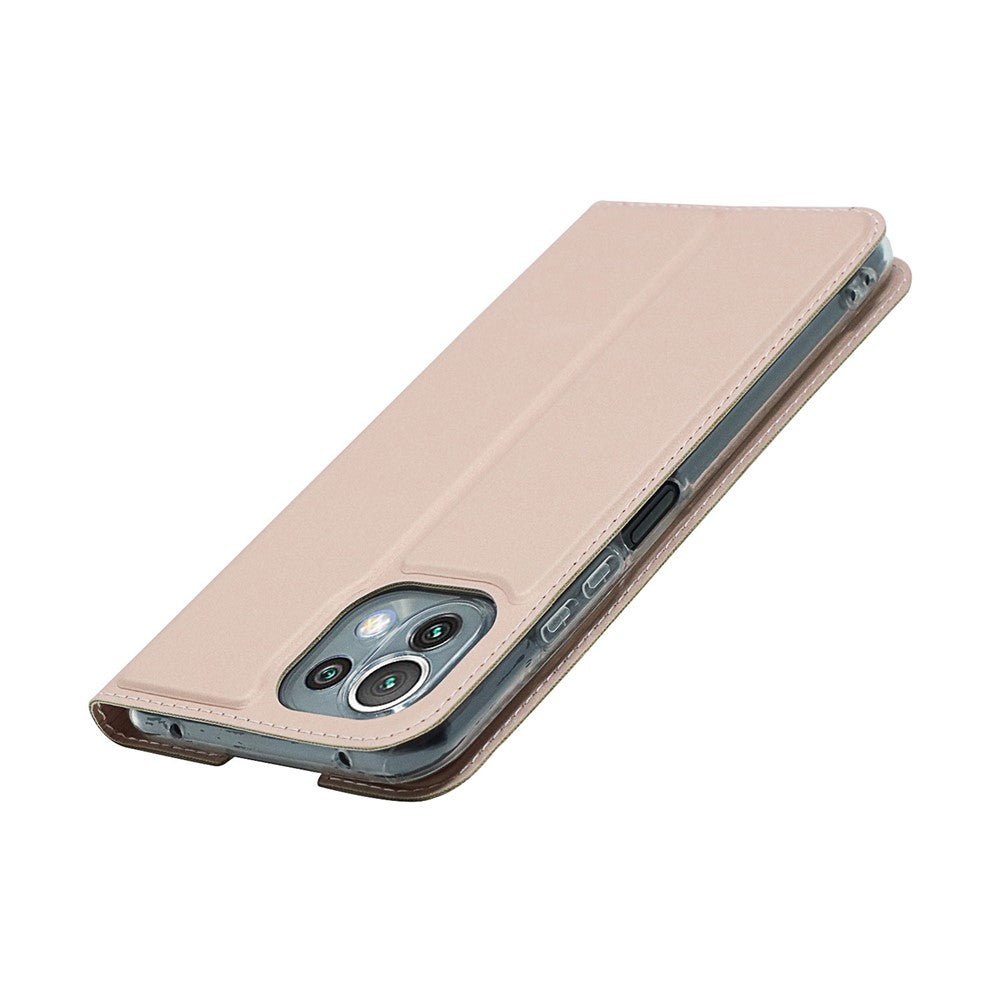PU Leather Magnetic Design Phone Case with Card Holder for Xiaomi Mi 11 Lite 4G/5G / 11 Lite 5G NE