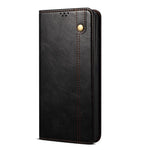 Waxy Crazy Horse Texture Magnetic Auto-absorbed PU Leather Wallet Stand Phone Case Cover for Xiaomi 11T 5G / 11T Pro 5G