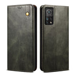 Waxy Crazy Horse Texture Magnetic Auto-absorbed PU Leather Wallet Stand Phone Case Cover for Xiaomi 11T 5G / 11T Pro 5G