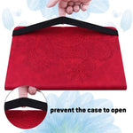 Imprinted Flower Stand Design Leather Tablet Cover Case with Card Slots for Xiaomi Pad 5/Pad 5 Pro