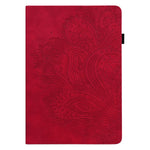 Imprinted Flower Stand Design Leather Tablet Cover Case with Card Slots for Xiaomi Pad 5/Pad 5 Pro