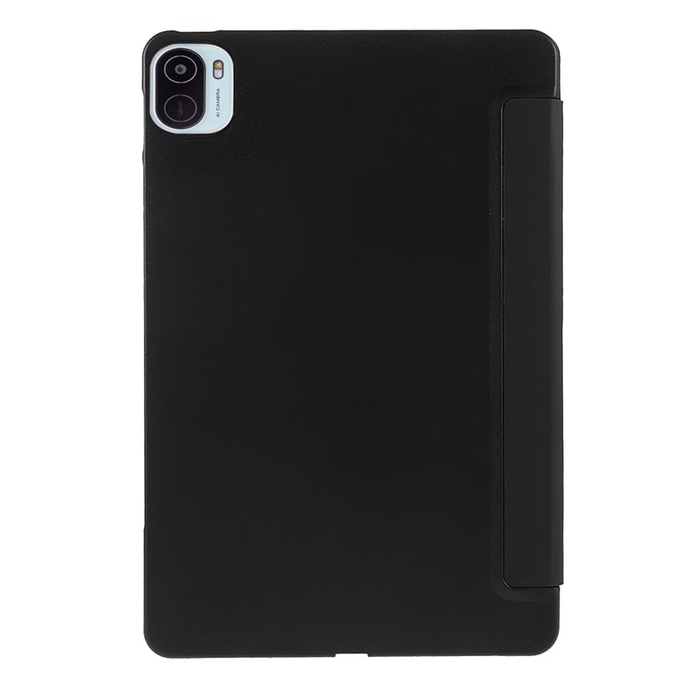 For Xiaomi Pad 5/ Pad 5 Pro Lightweight Slim PU Tablet Case Matte TPU Trifold Stand Cover with Auto Wake/Sleep