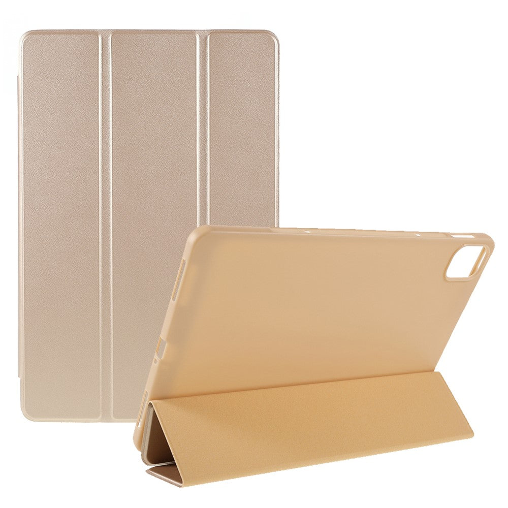 For Xiaomi Pad 5/ Pad 5 Pro Lightweight Slim PU Tablet Case Matte TPU Trifold Stand Cover with Auto Wake/Sleep