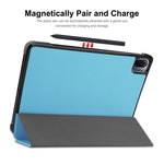 ENKAY HAT PRINCE Light Slim Anti-Fall Tri-fold Stand PU Leather + PC Tablet Case Cover with Auto Wake/Sleep Function for Xiaomi Pad 5/5 Pro