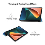 ENKAY HAT PRINCE Light Slim Anti-Fall Tri-fold Stand PU Leather + PC Tablet Case Cover with Auto Wake/Sleep Function for Xiaomi Pad 5/5 Pro