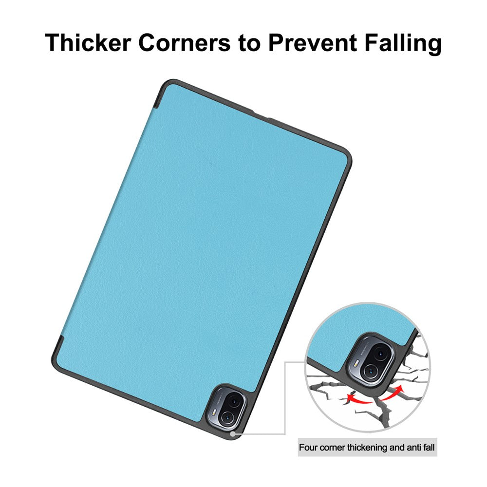 ENKAY HAT PRINCE Light Slim Anti-Fall Tri-fold Stand PU Leather + PC Tablet Case Cover with Auto Wake/Sleep Function for Xiaomi Pad 5/5 Pro