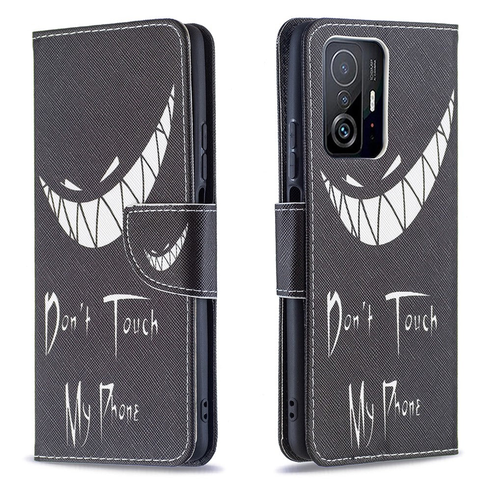 Pattern Printing Wallet Stand Leather Phone Flip Case Protective Cover for Xiaomi 11T / 11T Pro